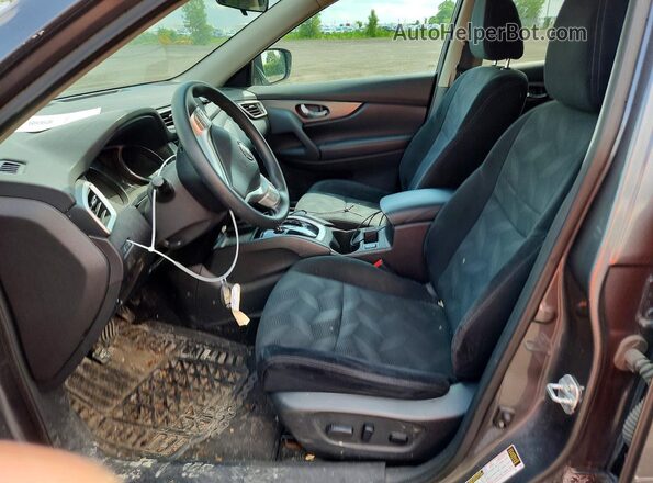 5N1AT2MV0GC872373 2016 NISSAN ROGUE Серый Вид салона спереди