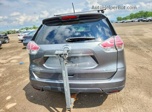 5N1AT2MV0GC872373 2016 NISSAN ROGUE Серый Вид сзади