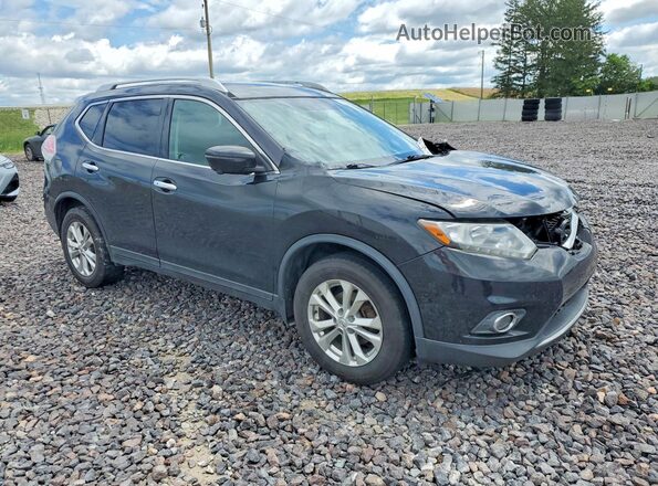 5N1AT2MV0GC875483 2016 NISSAN ROGUE Black Front right