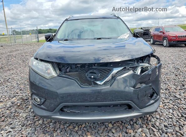 5N1AT2MV0GC875483 2016 NISSAN ROGUE Black Front view