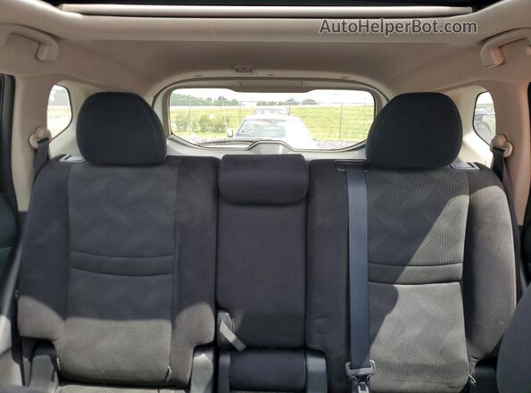 5N1AT2MV0GC875483 2016 NISSAN ROGUE Black Rear seats view