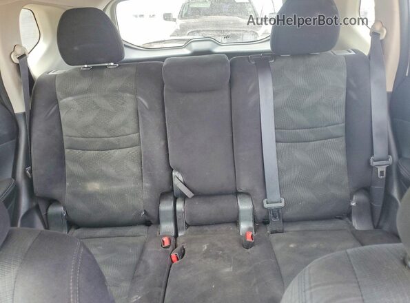 5N1AT2MV0GC912371 2016 NISSAN ROGUE White უკანა სავარძლების ხედი