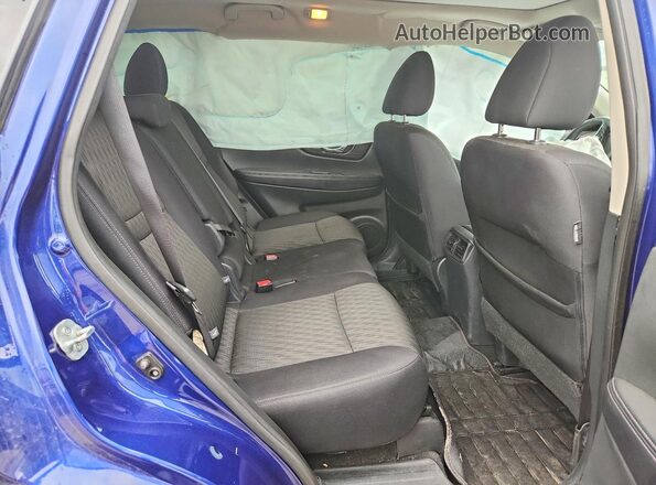 5N1AT2MV0HC737699 2017 NISSAN ROGUE Blue Vista de los asientos traseros