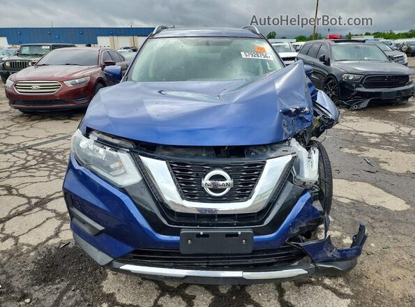 5N1AT2MV0HC737699 2017 NISSAN ROGUE Blue Vista frontal