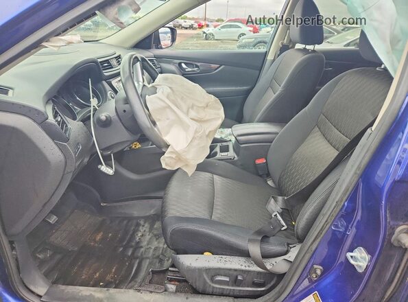5N1AT2MV0HC737699 2017 NISSAN ROGUE Blue Vista interior delantera