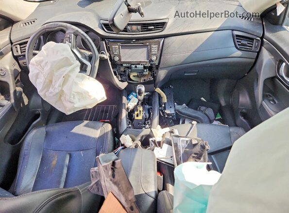 5N1AT2MV0HC775966 2017 NISSAN ROGUE Gray Вид панелі приладів