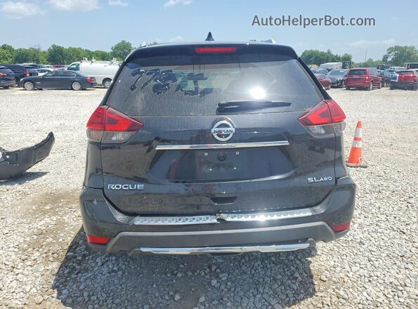 5N1AT2MV0HC778785 2017 NISSAN ROGUE Black უკანა ხედი