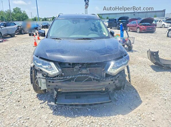 5N1AT2MV0HC778785 2017 NISSAN ROGUE Black წინა ხედი