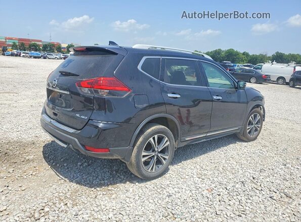 5N1AT2MV0HC778785 2017 NISSAN ROGUE Black უკანა მარჯვენა