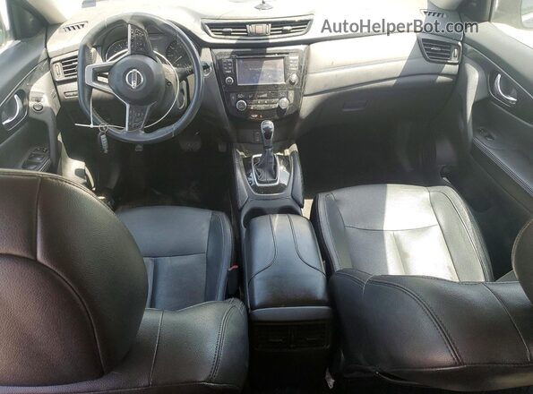 5N1AT2MV0HC778785 2017 NISSAN ROGUE Black წინა პანელის ხედი