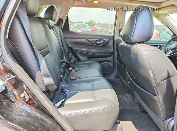5N1AT2MV0HC778785 2017 NISSAN ROGUE Black უკანა სალონის ხედი