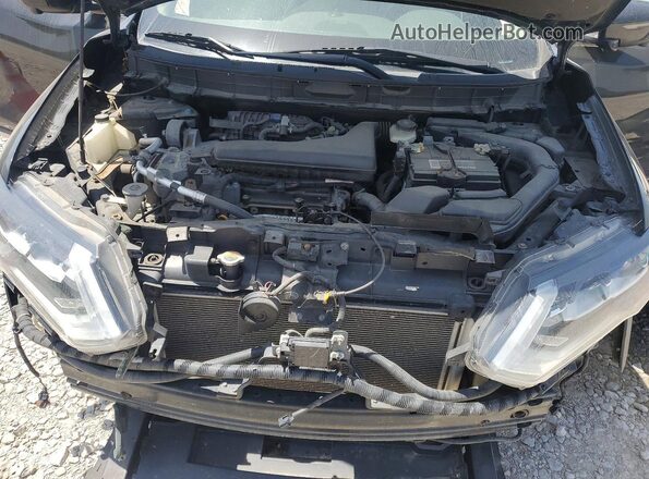 5N1AT2MV0HC778785 2017 NISSAN ROGUE Black ძრავის განყოფილების ხედი
