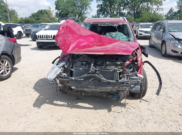 5N1AT2MV0HC873685 2017 NISSAN ROGUE Красный Вид спереди