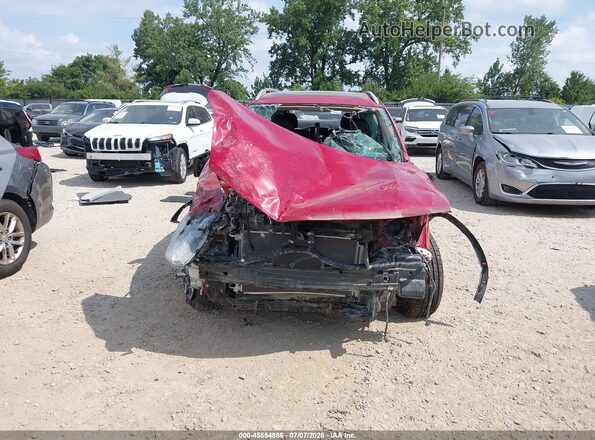 5N1AT2MV0HC873685 2017 NISSAN ROGUE Красный Вид щитка приборов