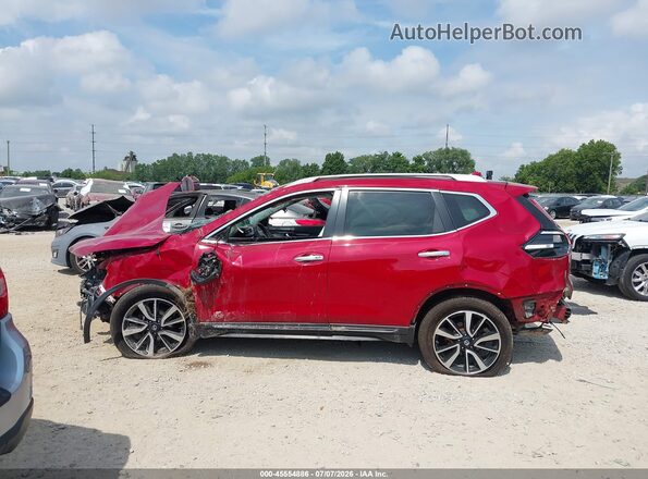 5N1AT2MV0HC873685 2017 NISSAN ROGUE Красный Панорамный вид салона 360°