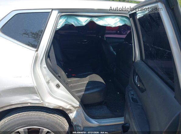 5N1AT2MV0HC880197 2017 NISSAN ROGUE Silver Vista de la etiqueta del VIN