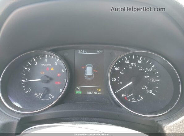 5N1AT2MV0HC880197 2017 NISSAN ROGUE Silver Vista de los asientos traseros
