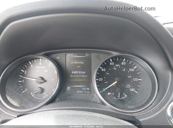 5N1AT2MV0HC894438 2017 NISSAN ROGUE Gray Вид задніх сидінь