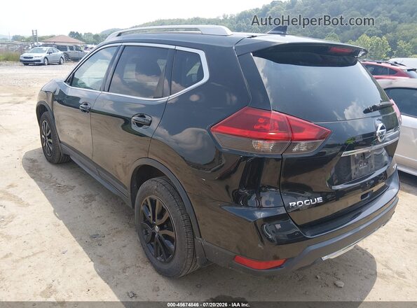 5N1AT2MV0JC738230 2018 NISSAN ROGUE Черный Задняя левая четверть