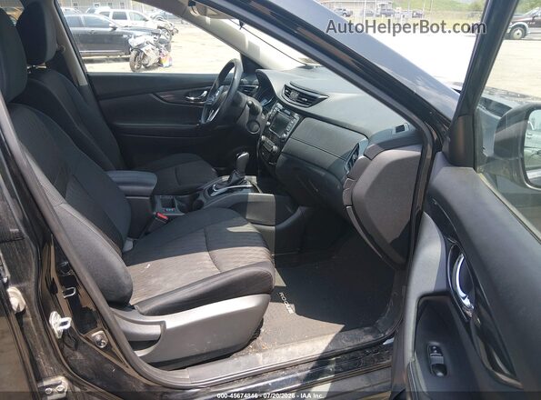 5N1AT2MV0JC738230 2018 NISSAN ROGUE Черный Вид салона спереди