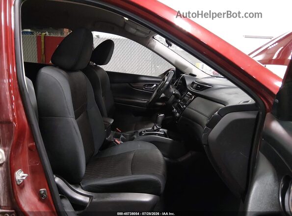 5N1AT2MV0JC745436 2018 NISSAN ROGUE Red Vista interior delantera
