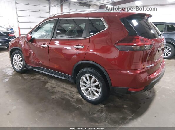 5N1AT2MV0JC745436 2018 NISSAN ROGUE Red Trasero izquierdo