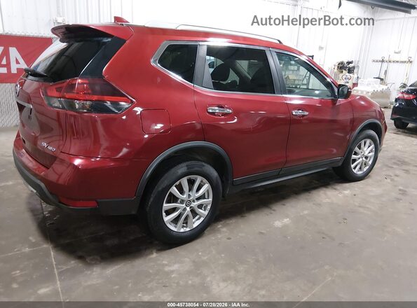 5N1AT2MV0JC745436 2018 NISSAN ROGUE Red Trasero derecho
