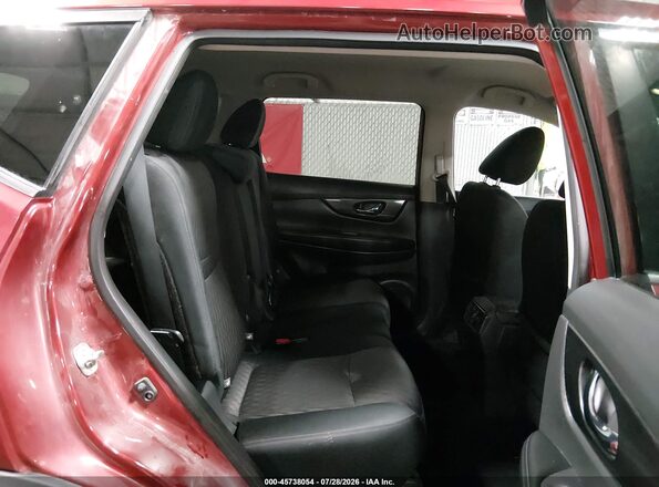 5N1AT2MV0JC745436 2018 NISSAN ROGUE Red Vista de la etiqueta del VIN