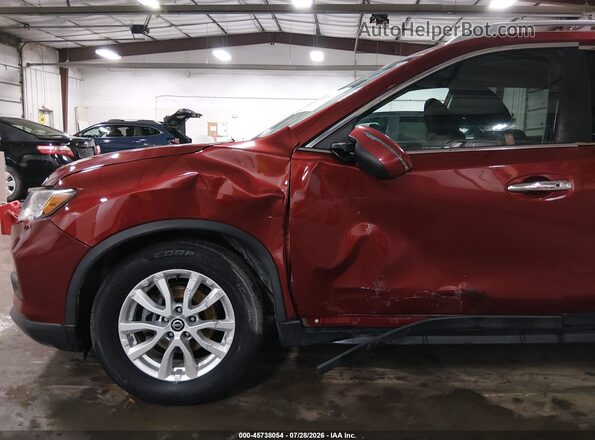 5N1AT2MV0JC745436 2018 NISSAN ROGUE Red Vista frontal