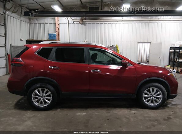5N1AT2MV0JC745436 2018 NISSAN ROGUE Red Vista interior trasera