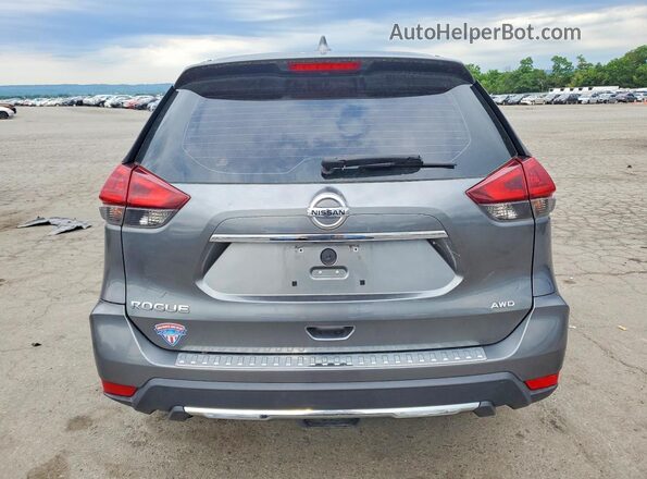 5N1AT2MV0JC749471 2018 NISSAN ROGUE Gray Rear view