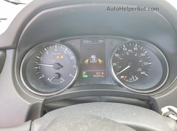 5N1AT2MV0KC820458 2019 NISSAN ROGUE Black Սարքավորումների վահանակի տեսք