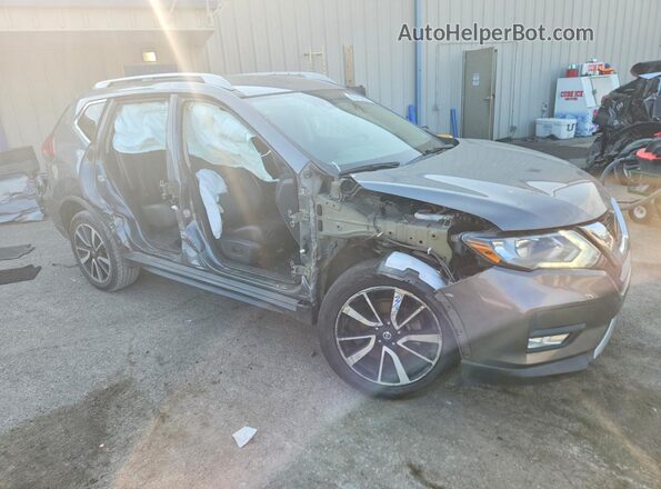 5N1AT2MV0KC824087 2019 NISSAN ROGUE Gray Delantero derecho