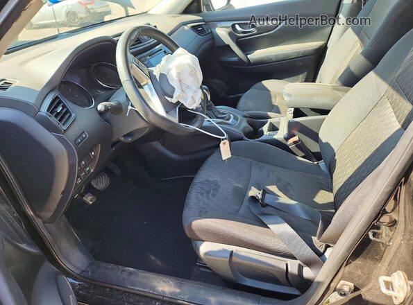 5N1AT2MV0KC841939 2019 NISSAN ROGUE Black Front interior view