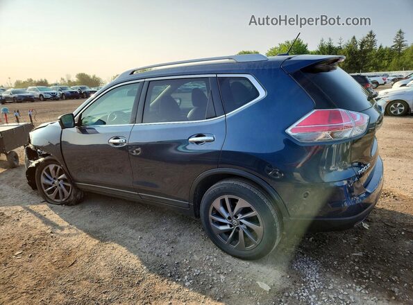 5N1AT2MV1GC843724 2016 NISSAN ROGUE Blue Задня ліва чверть