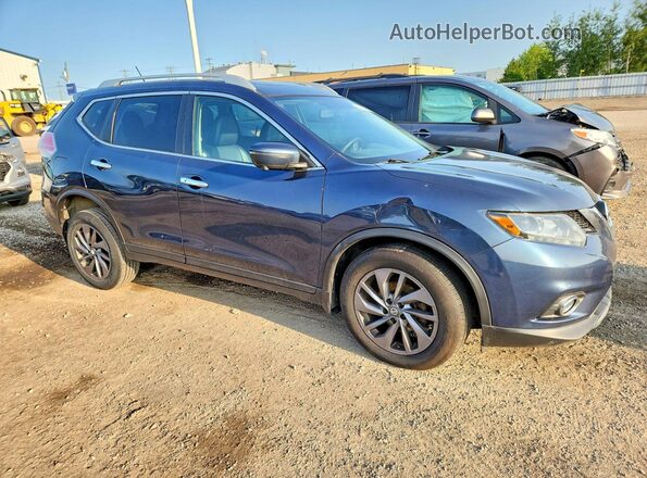 5N1AT2MV1GC843724 2016 NISSAN ROGUE Blue Передня права чверть