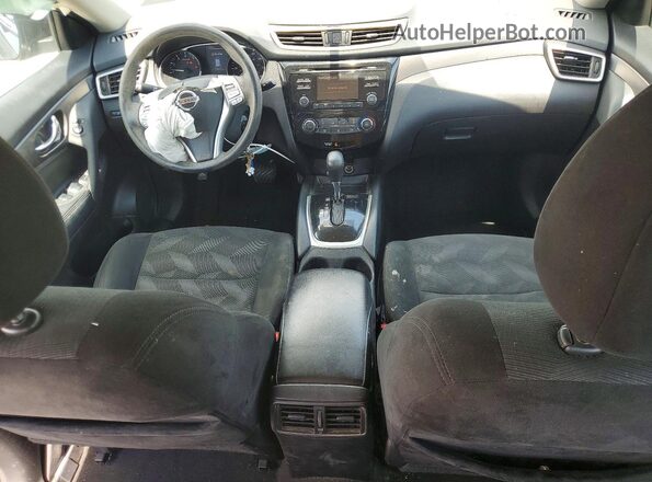 5N1AT2MV1GC845618 2016 NISSAN ROGUE Black Առջևի վահանակի տեսք