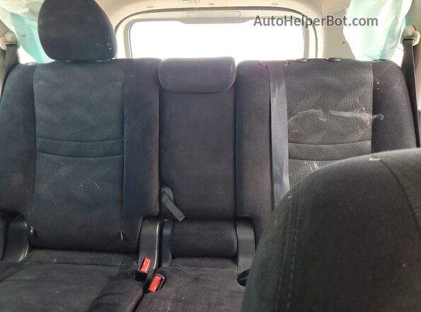 5N1AT2MV1GC845618 2016 NISSAN ROGUE Black Հետևի նստատեղերի տեսք