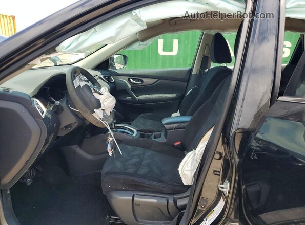 5N1AT2MV1GC845618 2016 NISSAN ROGUE Black Սալոնի դիմացի տեսք
