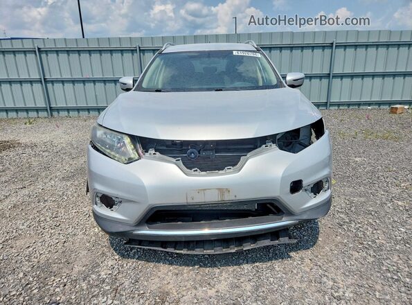5N1AT2MV1GC855422 2016 NISSAN ROGUE Silver Դիմացի տեսք
