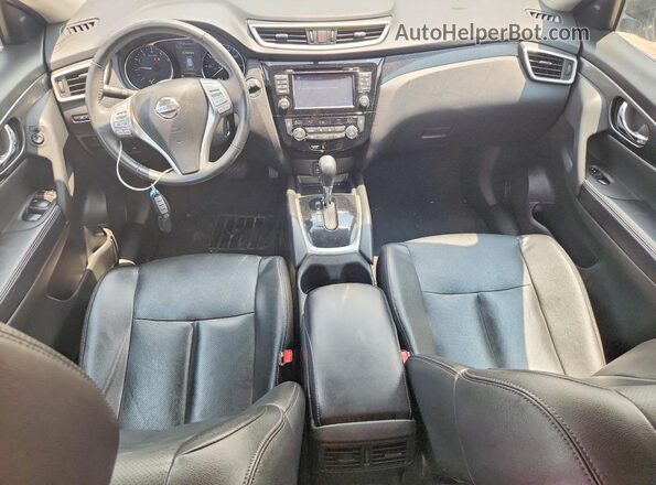 5N1AT2MV1GC914632 2016 NISSAN ROGUE White Առջևի վահանակի տեսք