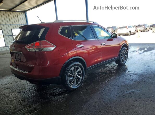 5N1AT2MV1GC917448 2016 NISSAN ROGUE Red Rear right