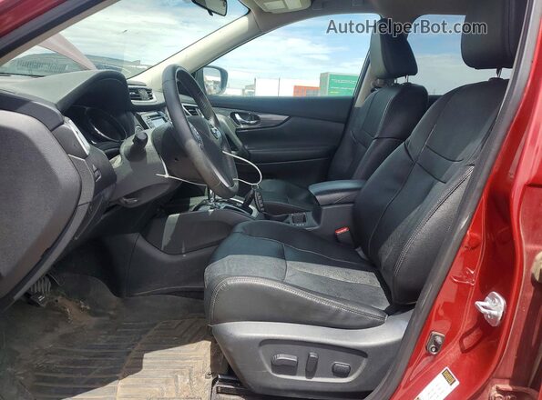 5N1AT2MV1GC917448 2016 NISSAN ROGUE Red Front interior view