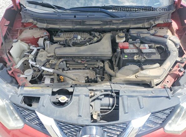 5N1AT2MV1GC917448 2016 NISSAN ROGUE Red Engine compartment view