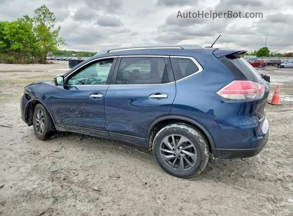 5N1AT2MV1GC924321 2016 NISSAN ROGUE Blue Հետևի ձախ