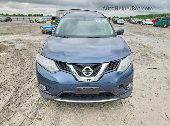 5N1AT2MV1GC924321 2016 NISSAN ROGUE Blue Դիմացի տեսք