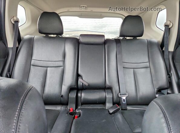5N1AT2MV1GC924321 2016 NISSAN ROGUE Blue Հետևի նստատեղերի տեսք