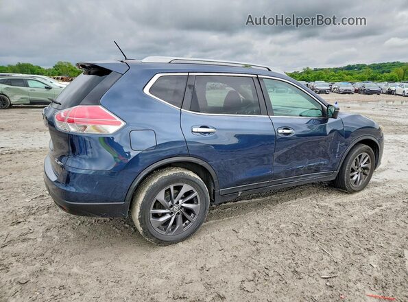 5N1AT2MV1GC924321 2016 NISSAN ROGUE Blue Հետևի աջ