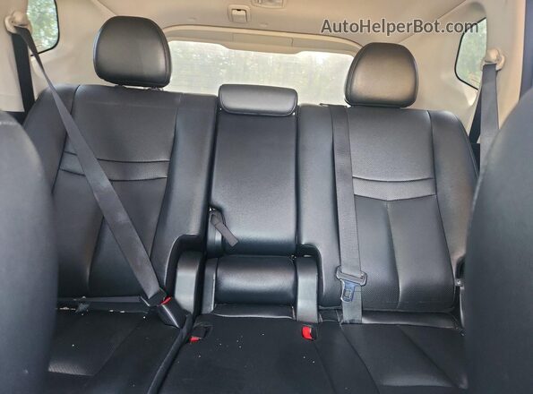 5N1AT2MV1HC755645 2017 NISSAN ROGUE Black Rear seats view