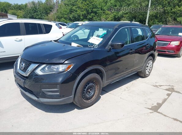 5N1AT2MV1HC773966 2017 NISSAN ROGUE Black წინა მარცხენა ხედი სამი მეოთხედიდან